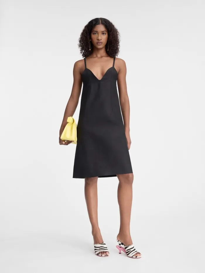 JACQUEMUS The Camison Dress Black Women Dresses and Skirts