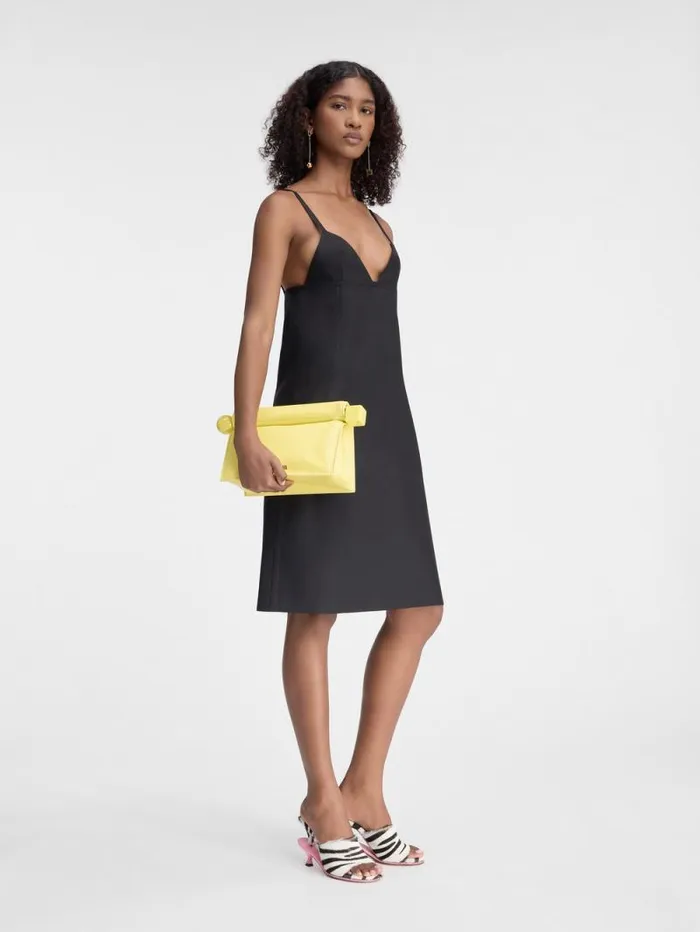JACQUEMUS The Camison Dress Black Women Dresses and Skirts JACQUEMUS The Camison Dress Black Women Dresses and Skirts