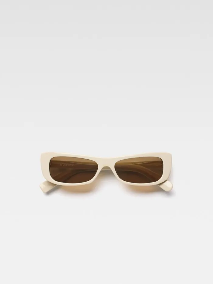 JACQUEMUS The Capri Sunglasses Beige WomenMen Sunglasses