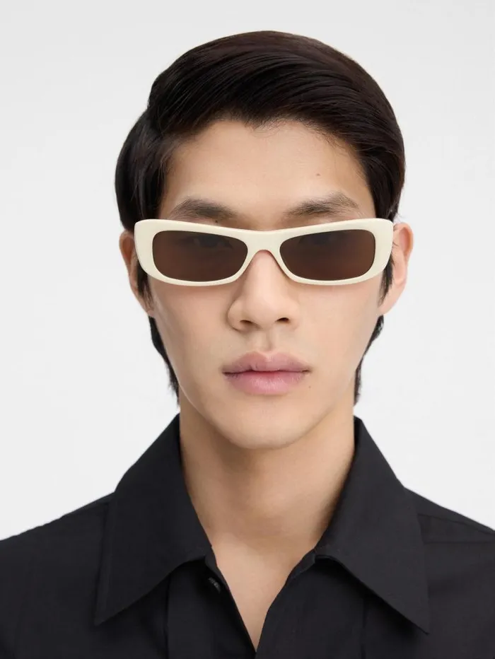 JACQUEMUS The Capri Sunglasses Beige WomenMen Sunglasses