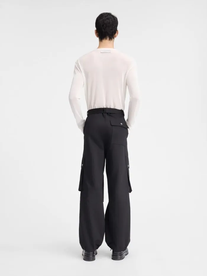 JACQUEMUS The Cargo Pants Black Men Trousers and Shorts JACQUEMUS The Cargo Pants Black Men Trousers and Shorts