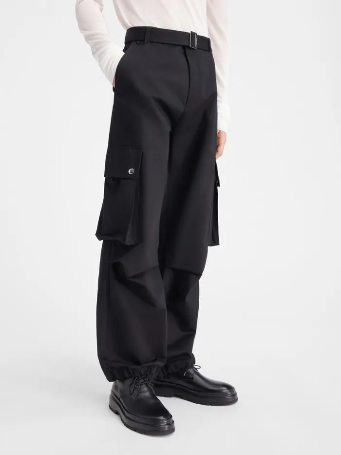 JACQUEMUS The Cargo Pants Black Men Trousers and Shorts JACQUEMUS The Cargo Pants Black Men Trousers and Shorts