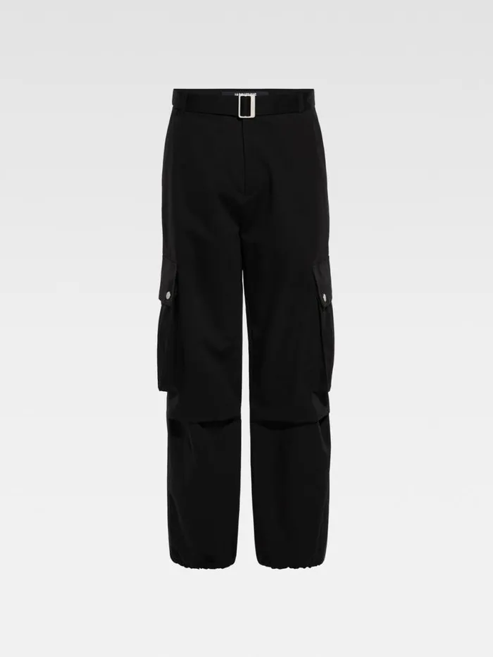 JACQUEMUS The Cargo Pants Black Men Trousers and Shorts JACQUEMUS The Cargo Pants Black Men Trousers and Shorts