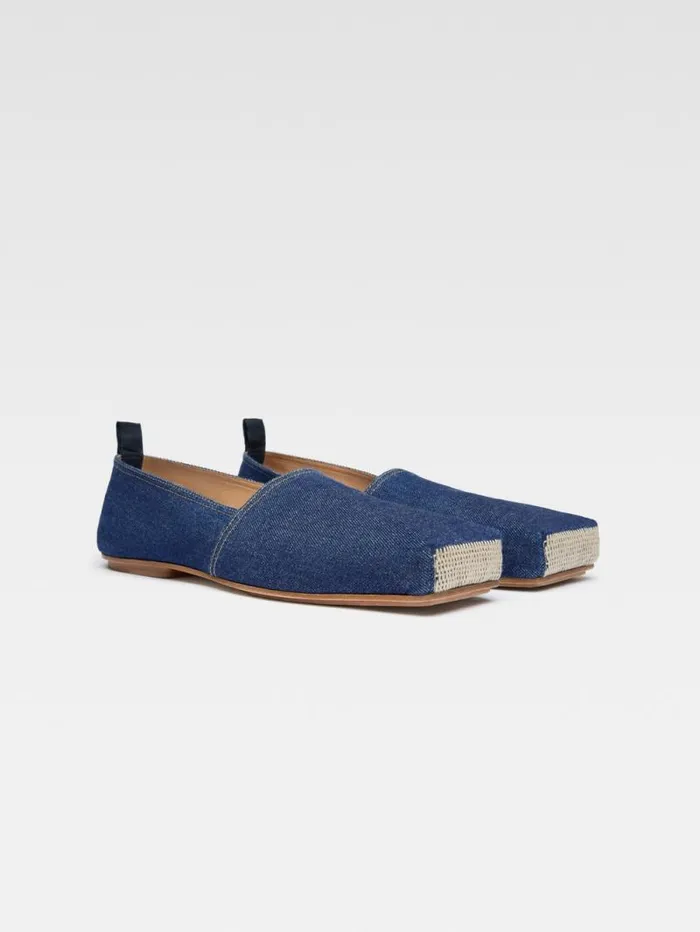JACQUEMUS The Carr Espadrilles Dark Navy Men Shoes JACQUEMUS The Carr Espadrilles Dark Navy Men Shoes
