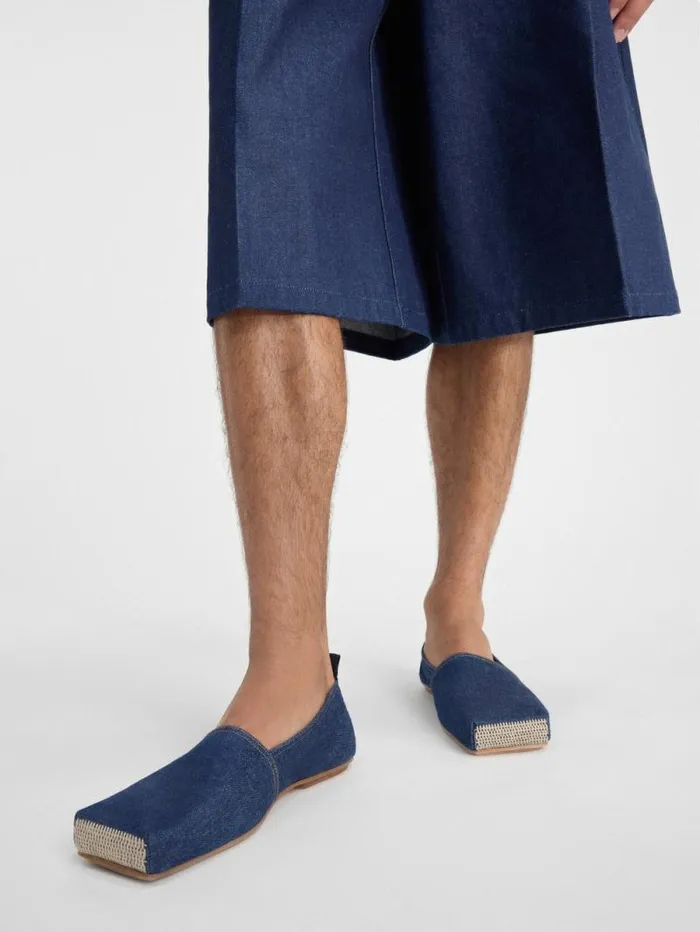 JACQUEMUS The Carr Espadrilles Dark Navy Men Shoes JACQUEMUS The Carr Espadrilles Dark Navy Men Shoes