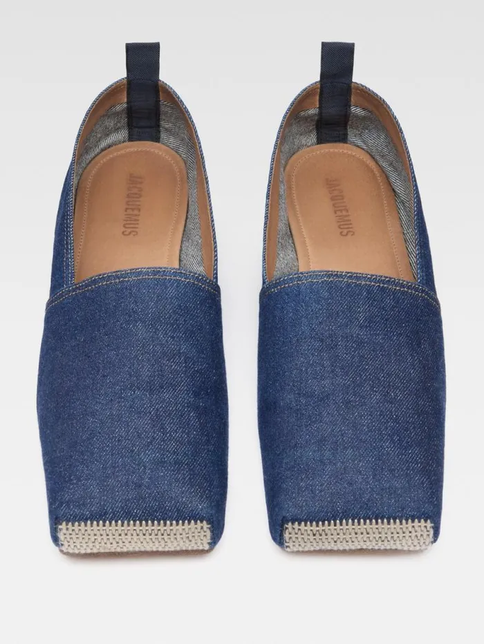 JACQUEMUS The Carr Espadrilles Dark Navy Women Shoes JACQUEMUS The Carr Espadrilles Dark Navy Women Shoes