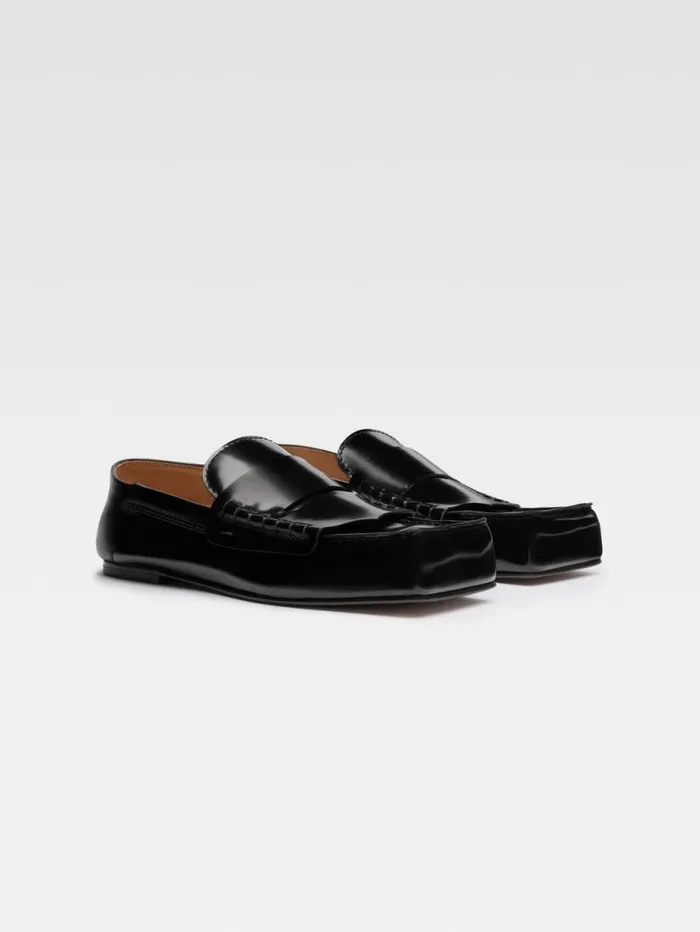 JACQUEMUS The Carr Loafers Black Women Shoes JACQUEMUS The Carr Loafers Black Women Shoes