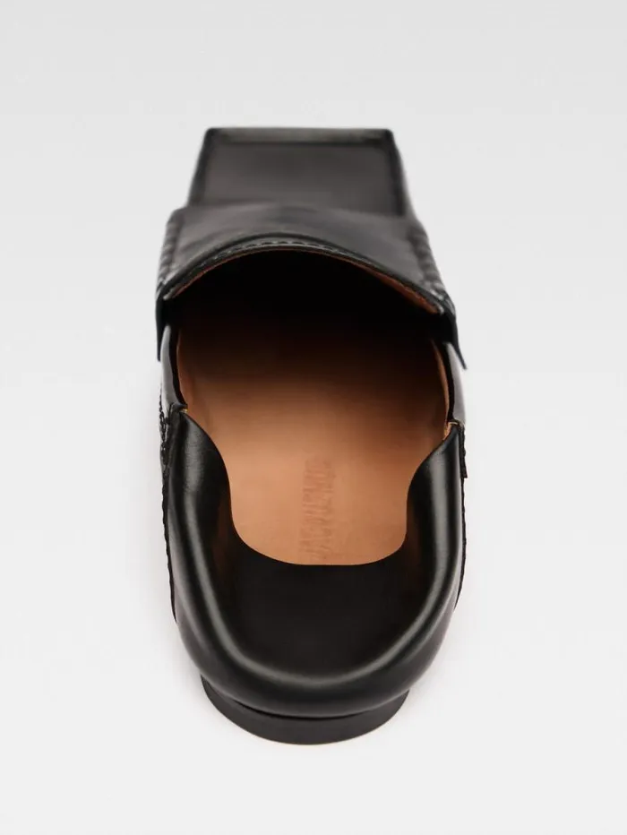 JACQUEMUS The Carr Loafers Black Women Shoes JACQUEMUS The Carr Loafers Black Women Shoes