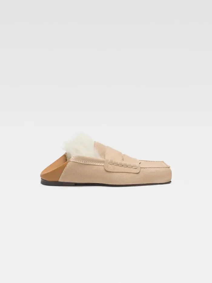 JACQUEMUS The Carr Loafers Dark Beige Men Shoes