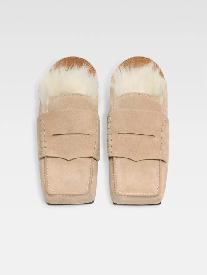 JACQUEMUS The Carr Loafers Dark Beige Men Shoes