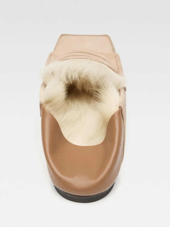 JACQUEMUS The Carr Loafers Dark Beige Men Shoes