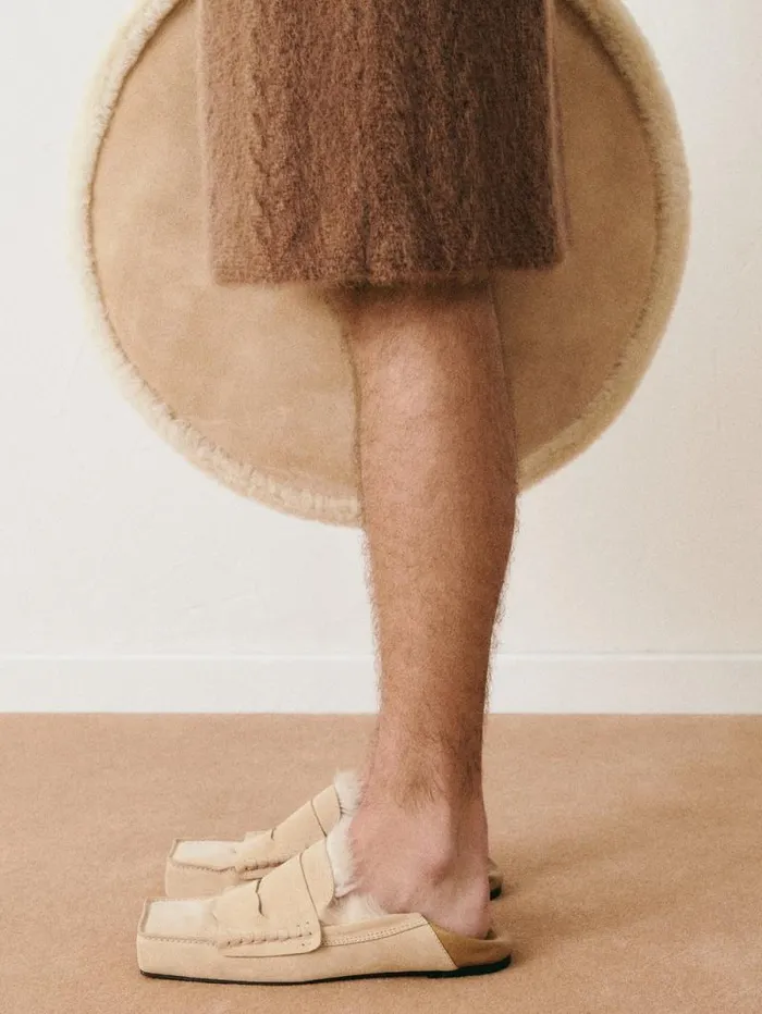 JACQUEMUS The Carr Loafers Dark Beige Men Shoes
