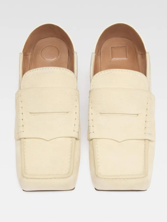 JACQUEMUS The Carr Loafers Pale Yellow Men Shoes