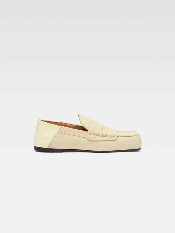 JACQUEMUS The Carr Loafers Pale Yellow Women Shoes
