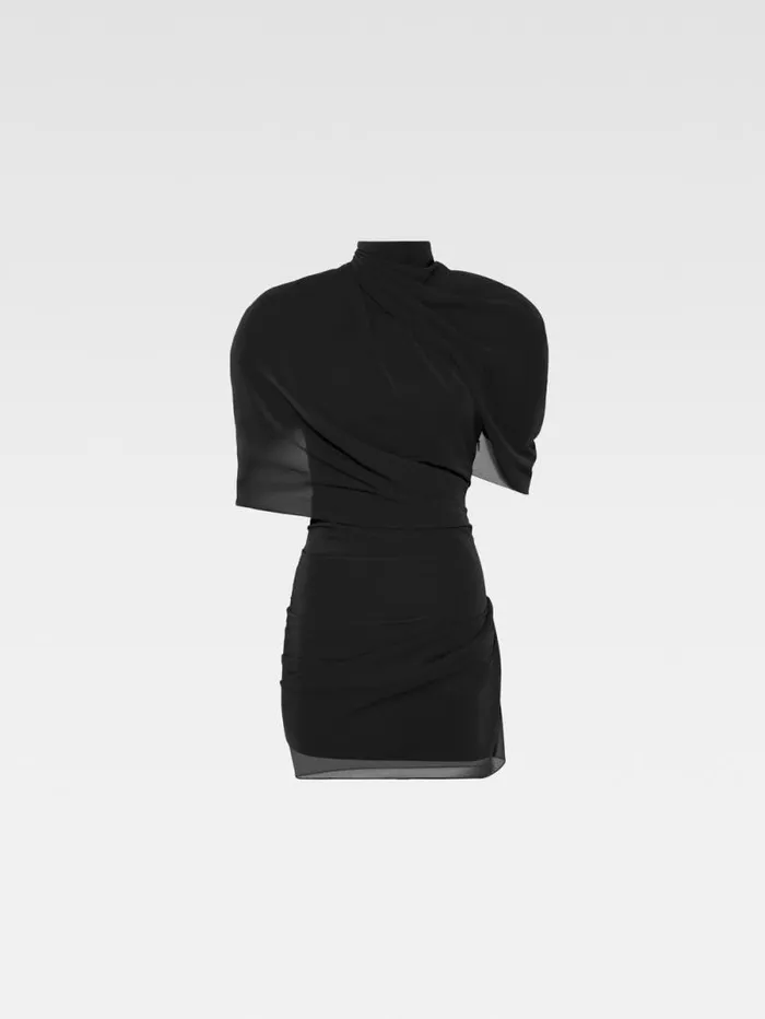 JACQUEMUS The Castagna Dress Black Women Dresses and Skirts JACQUEMUS The Castagna Dress Black Women Dresses and Skirts