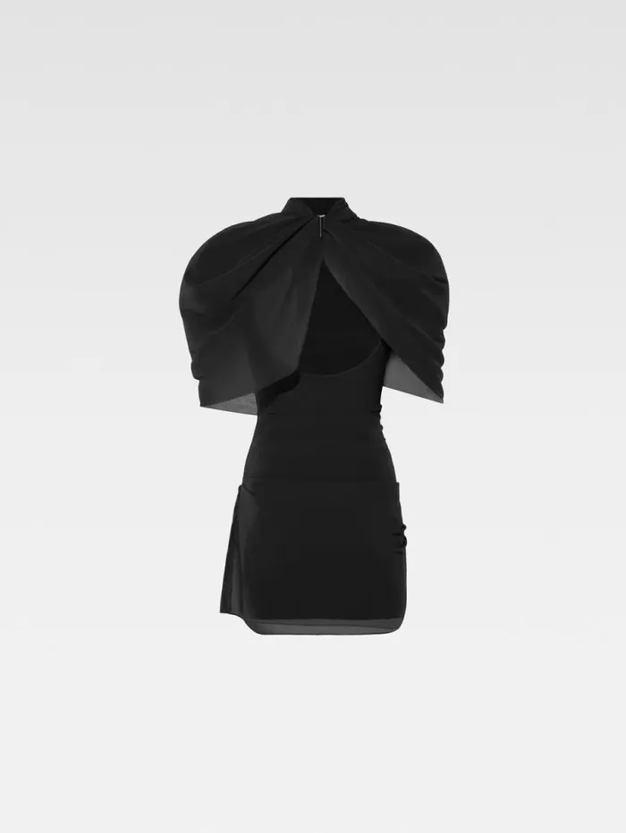 JACQUEMUS The Castagna Dress Black Women Dresses and Skirts JACQUEMUS The Castagna Dress Black Women Dresses and Skirts