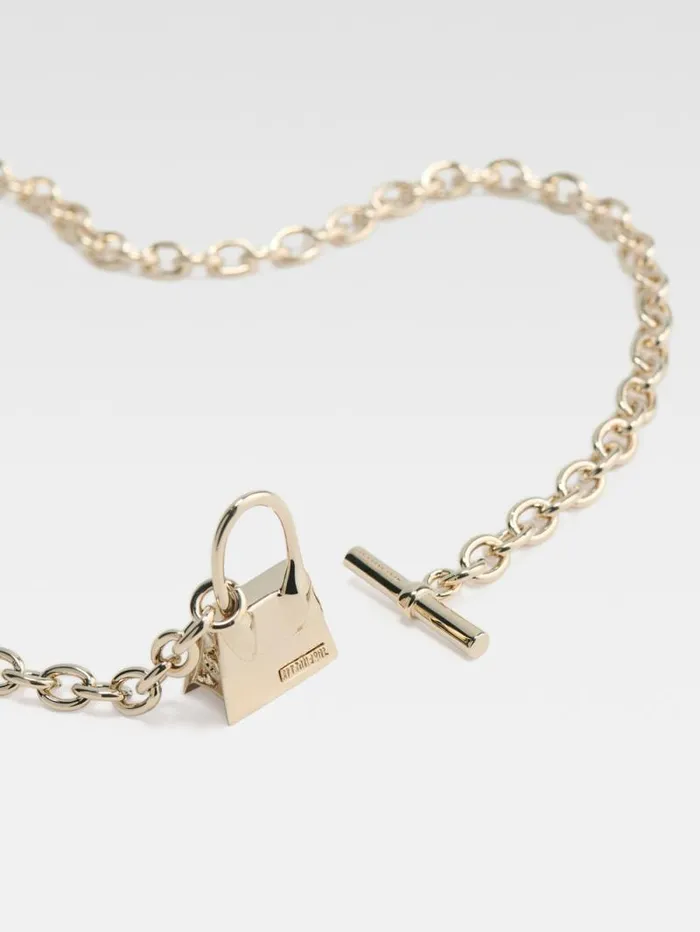 JACQUEMUS The Chiquito Toggle Charm Necklace Light Gold WomenMen Jewellery JACQUEMUS The Chiquito Toggle Charm Necklace Light Gold WomenMen Jewellery