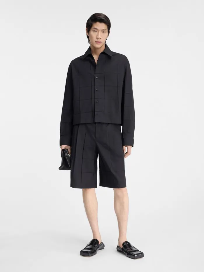 JACQUEMUS The Corto Shirt Black Men Shirts