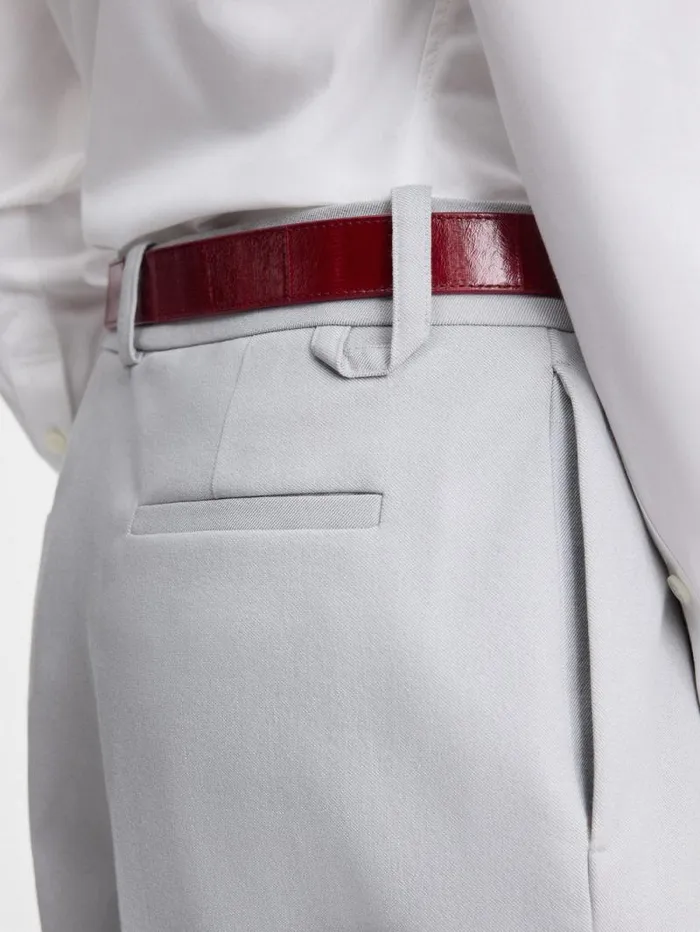 JACQUEMUS The Curzio Pants Light Grey Women Trousers and Shorts JACQUEMUS The Curzio Pants Light Grey Women Trousers and Shorts