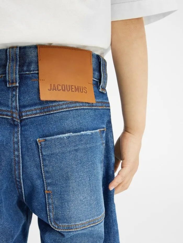 JACQUEMUS The DeNmes Kids039 Denim Pants Bluetabac WomenMen Bottoms JACQUEMUS The DeNmes Kids039 Denim Pants Bluetabac WomenMen Bottoms