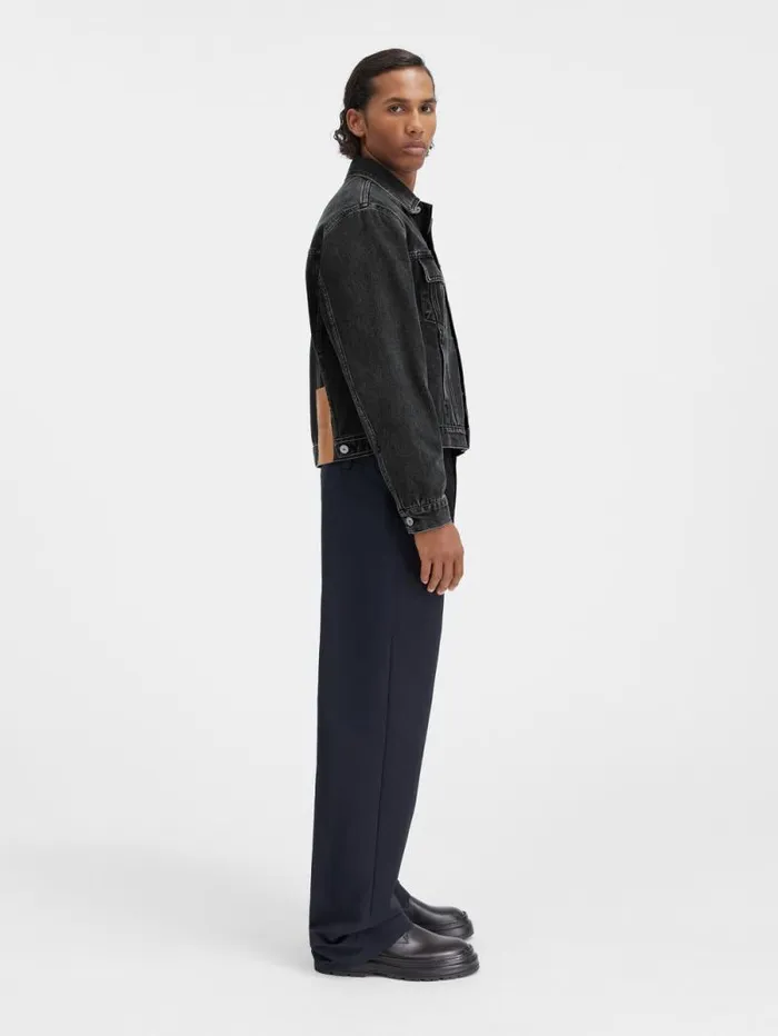 JACQUEMUS The Denim DeNmes Jacket Black Men Denim JACQUEMUS The Denim DeNmes Jacket Black Men Denim