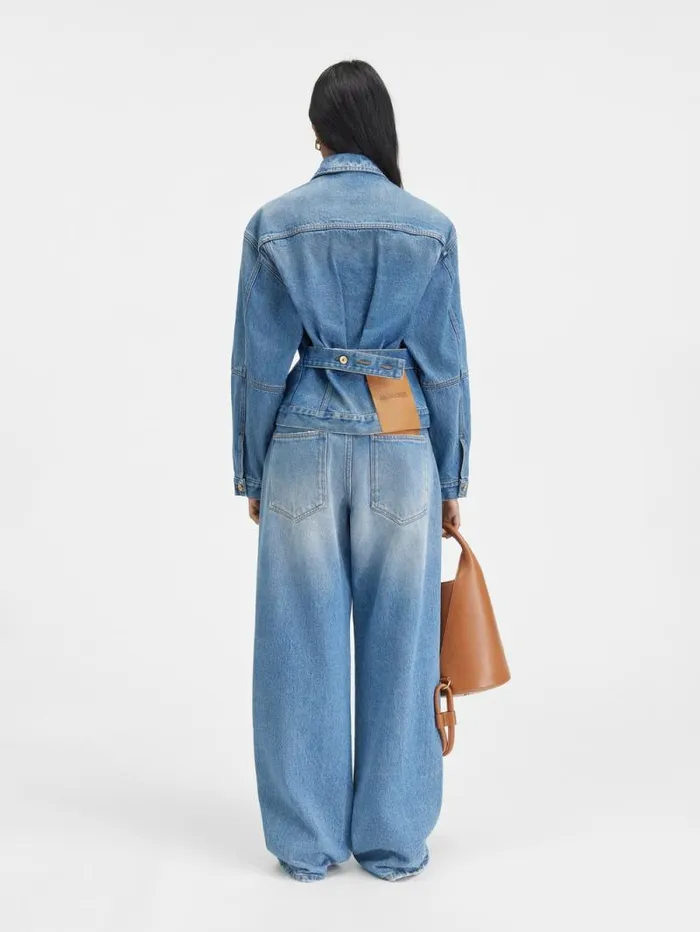 JACQUEMUS The Denim DeNmes Jacket Bluetabac Women Coats and Jackets JACQUEMUS The Denim DeNmes Jacket Bluetabac Women Coats and Jackets