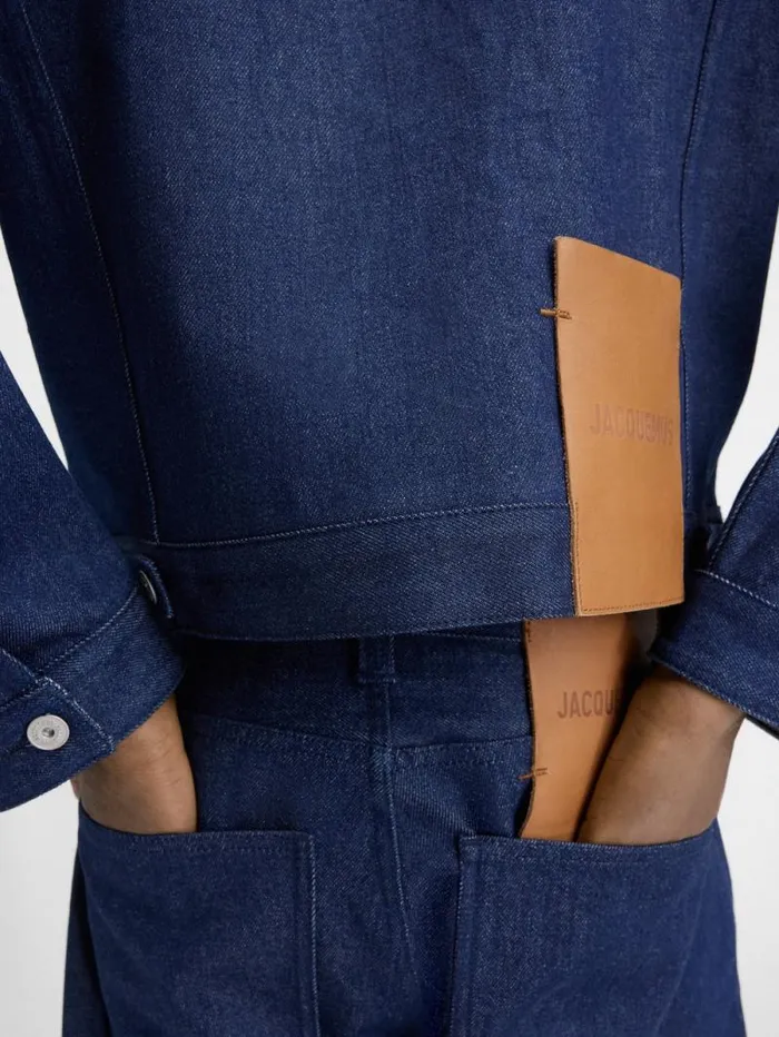 JACQUEMUS The Denim DeNmes Jacket Navy Navy Stripes Men Denim JACQUEMUS The Denim DeNmes Jacket Navy Navy Stripes Men Denim