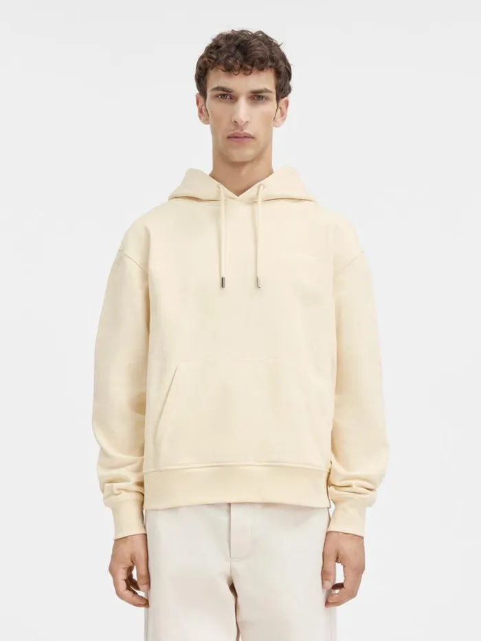 JACQUEMUS The Embroidered Sweatshirt Beige WomenMen Sweatshirts and Joggings