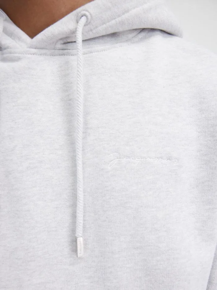 JACQUEMUS The Embroidered Sweatshirt Grey WomenMen Sweatshirts and Joggings JACQUEMUS The Embroidered Sweatshirt Grey WomenMen Sweatshirts and Joggings