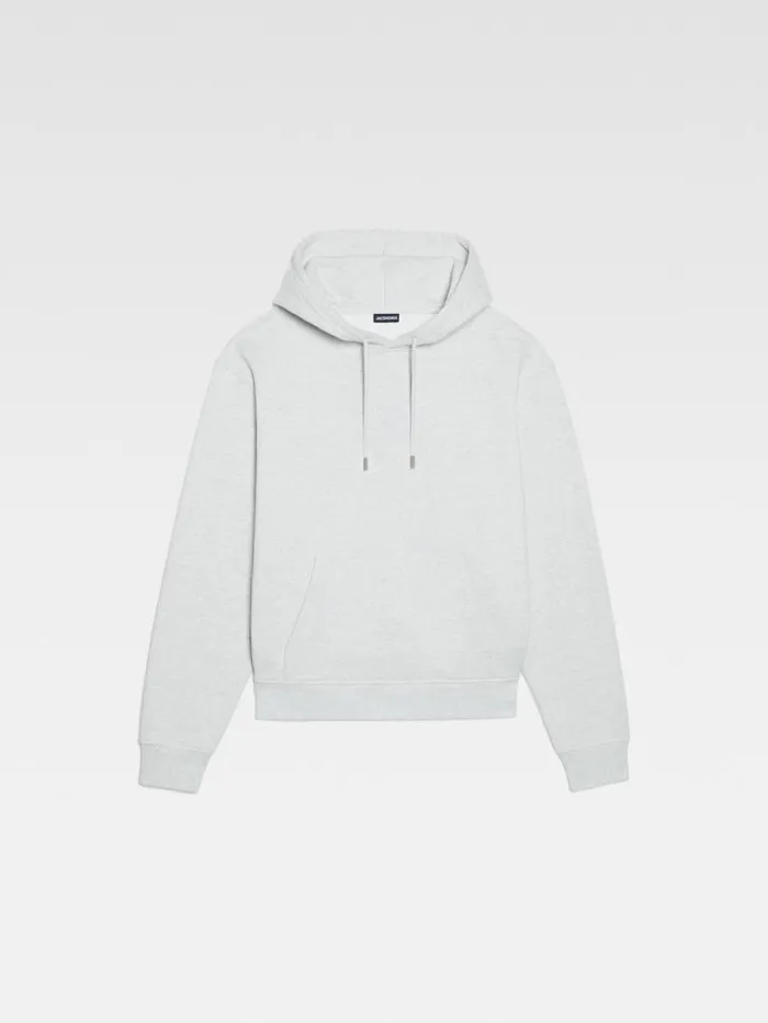 JACQUEMUS The Embroidered Sweatshirt Grey WomenMen Sweatshirts and Joggings JACQUEMUS The Embroidered Sweatshirt Grey WomenMen Sweatshirts and Joggings