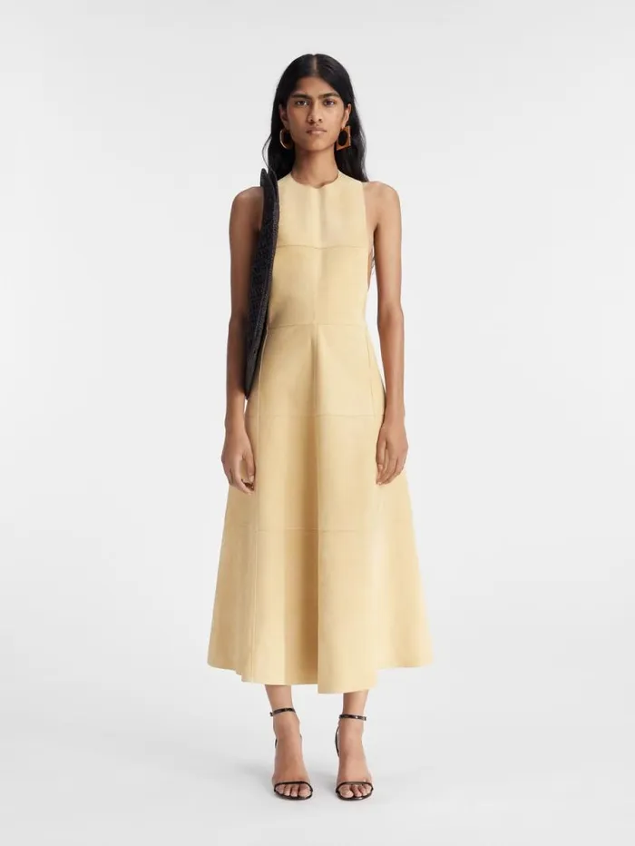 JACQUEMUS The Favola Dress Beige Women Dresses and Skirts