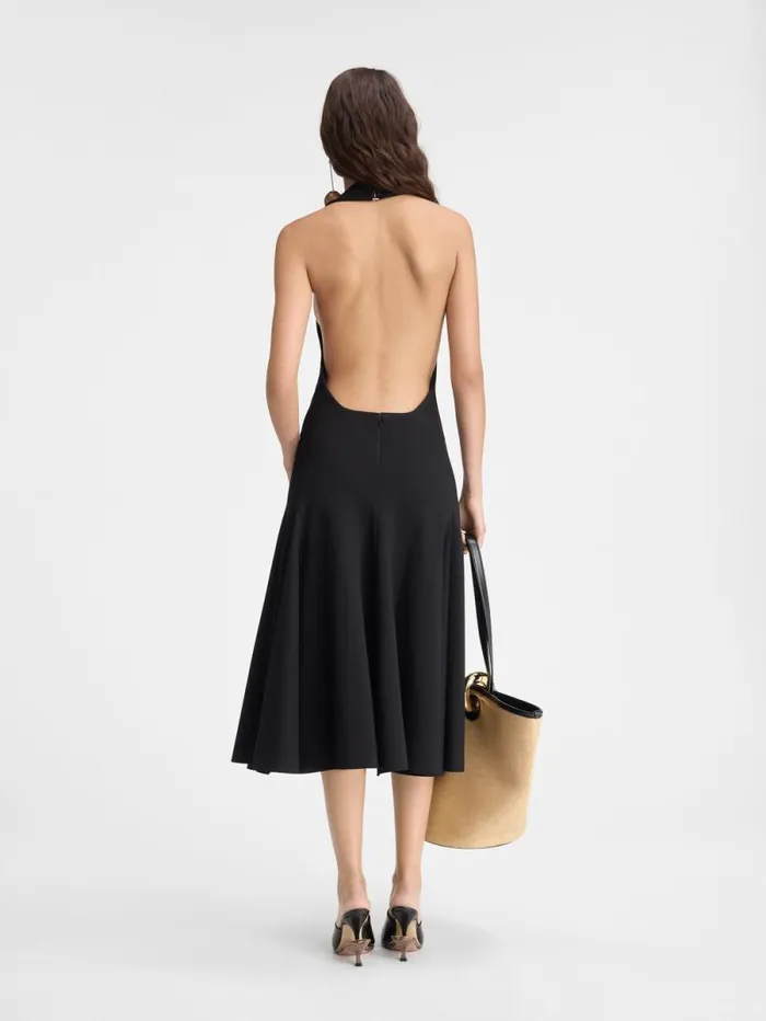 JACQUEMUS The Favola Dress Black Women Dresses and Skirts JACQUEMUS The Favola Dress Black Women Dresses and Skirts