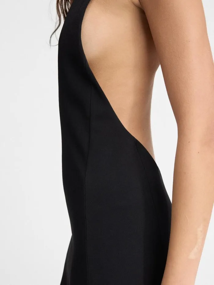 JACQUEMUS The Favola Dress Black Women Dresses and Skirts JACQUEMUS The Favola Dress Black Women Dresses and Skirts