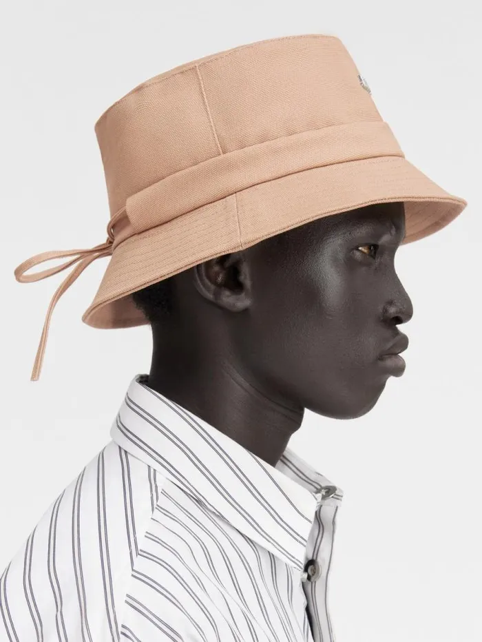 JACQUEMUS The Gadjo Bucket Hat Beige Women Hats JACQUEMUS The Gadjo Bucket Hat Beige Women Hats