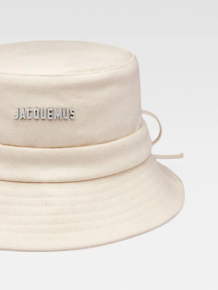 JACQUEMUS The Gadjo Bucket Hat Offwhite WomenMen Hats JACQUEMUS The Gadjo Bucket Hat Offwhite WomenMen Hats