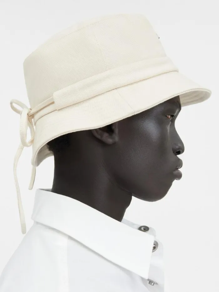 JACQUEMUS The Gadjo Bucket Hat Offwhite WomenMen Hats JACQUEMUS The Gadjo Bucket Hat Offwhite WomenMen Hats