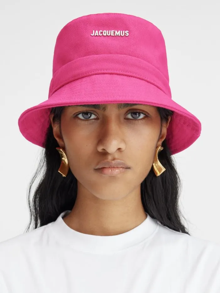 JACQUEMUS The Gadjo Bucket Hat Pink WomenMen Hats JACQUEMUS The Gadjo Bucket Hat Pink WomenMen Hats