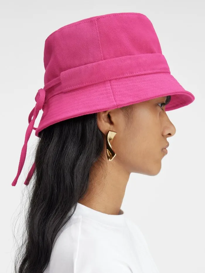 JACQUEMUS The Gadjo Bucket Hat Pink WomenMen Hats JACQUEMUS The Gadjo Bucket Hat Pink WomenMen Hats