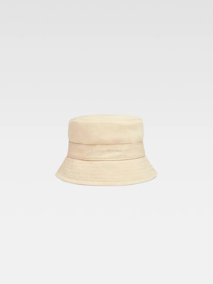 JACQUEMUS The Gadjo Kids039 Bucket Hat Dark Beige WomenMen Accessories and Shoes JACQUEMUS The Gadjo Kids039 Bucket Hat Dark Beige WomenMen Accessories and Shoes