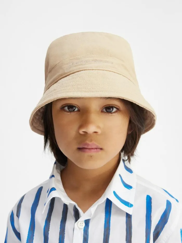 JACQUEMUS The Gadjo Kids039 Bucket Hat Dark Beige WomenMen Accessories and Shoes JACQUEMUS The Gadjo Kids039 Bucket Hat Dark Beige WomenMen Accessories and Shoes