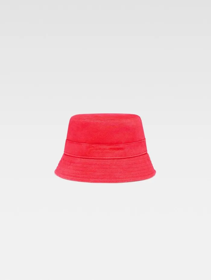 JACQUEMUS The Gadjo Kids039 Bucket Hat Red WomenMen Accessories and Shoes