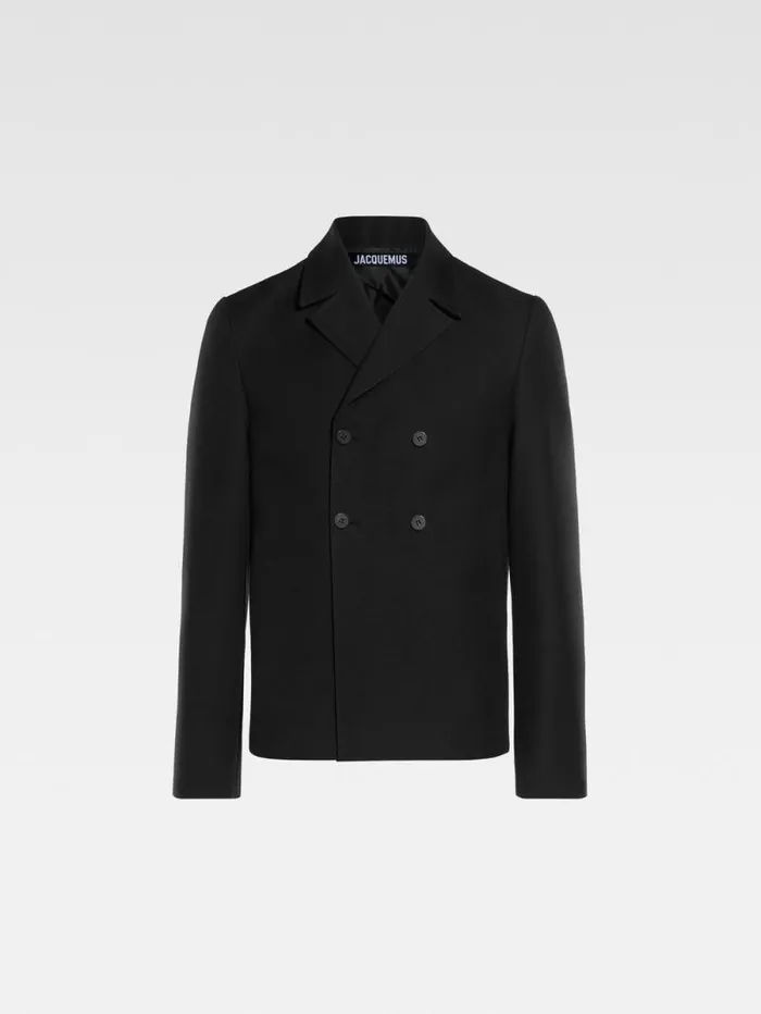 JACQUEMUS The Giacca Jacket Black Men Coats and Jackets JACQUEMUS The Giacca Jacket Black Men Coats and Jackets