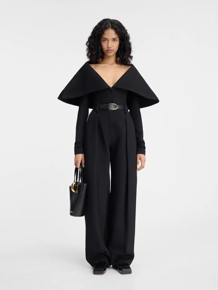 JACQUEMUS The Giacca Jacket Black Women Coats and Jackets