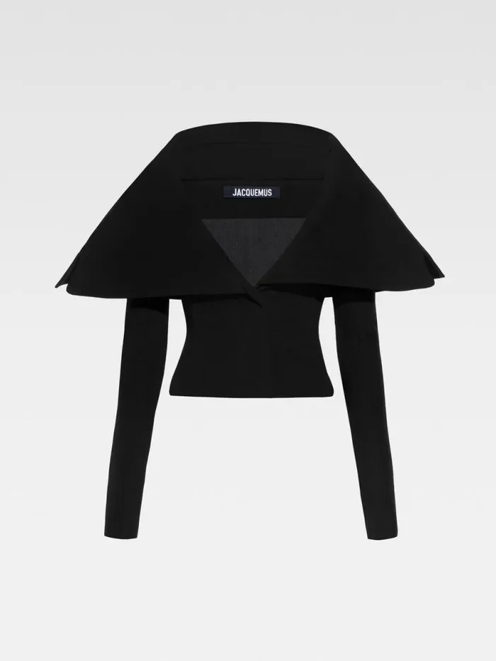 JACQUEMUS The Giacca Jacket Black Women Coats and Jackets JACQUEMUS The Giacca Jacket Black Women Coats and Jackets