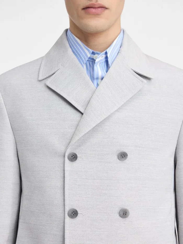 JACQUEMUS The Giacca Jacket Light Grey Men Coats and Jackets