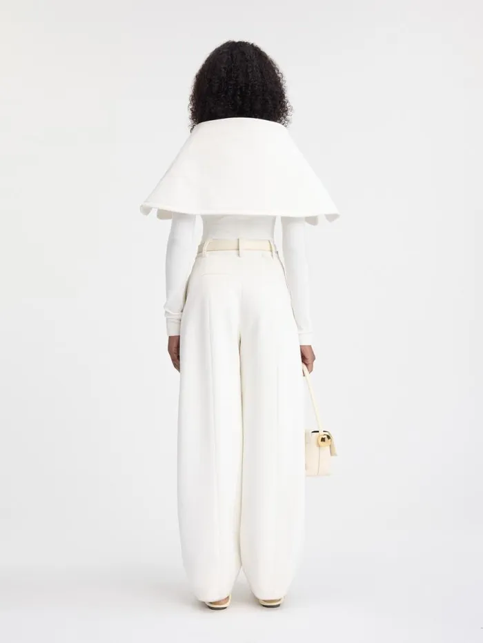 JACQUEMUS The Giacca Jacket White Women Coats and Jackets JACQUEMUS The Giacca Jacket White Women Coats and Jackets
