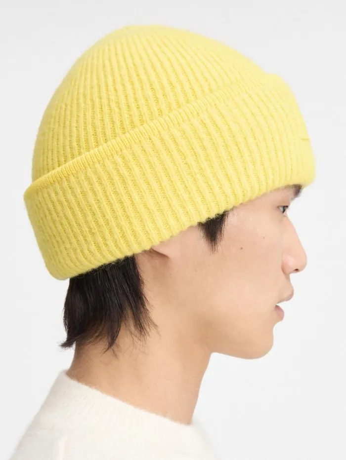 JACQUEMUS The Gros Grain Beanie Yellow WomenMen Scarves Beanies and Gloves JACQUEMUS The Gros Grain Beanie Yellow WomenMen Scarves Beanies and Gloves