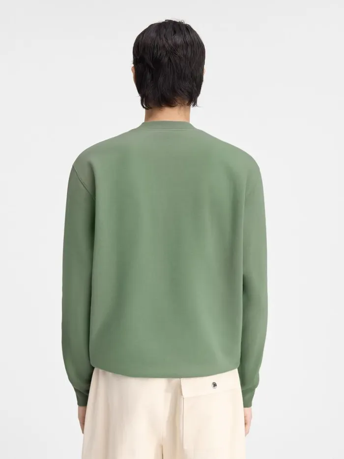 JACQUEMUS The Gros Grain Sweatshirt Light Green WomenMen Sweatshirts and Joggings JACQUEMUS The Gros Grain Sweatshirt Light Green WomenMen Sweatshirts and Joggings