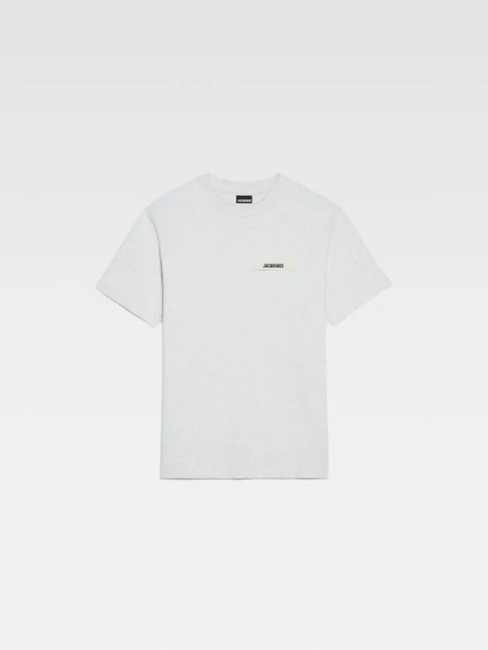 JACQUEMUS The Gros Grain Tshirt Grey WomenMen Tshirts