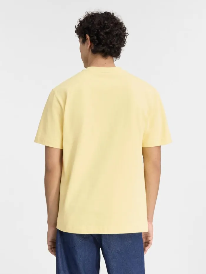 JACQUEMUS The Gros Grain Tshirt Light Yellow WomenMen Tshirts